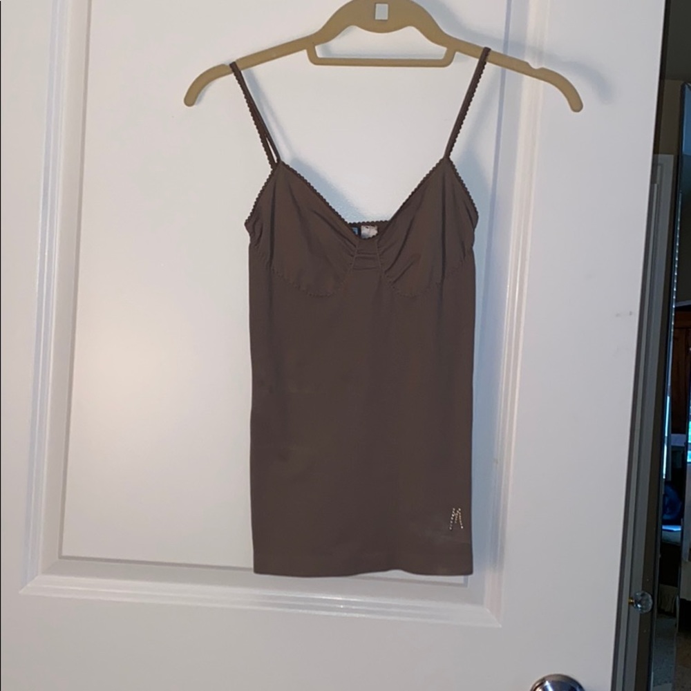 Olive green tank top